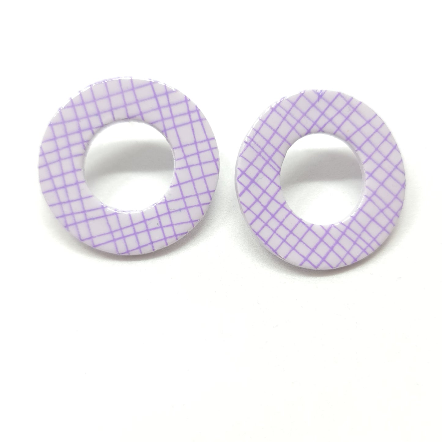 Purple Statement Studs