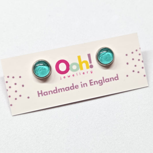 Turquoise Colour Pop Studs