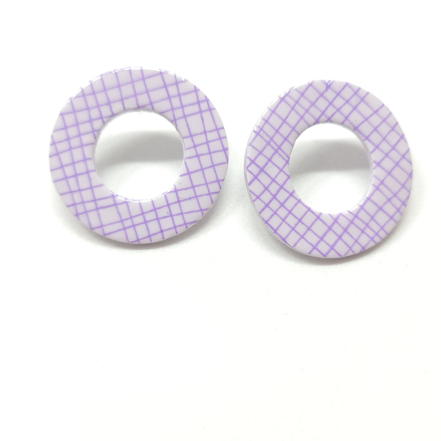 Purple Statement Studs