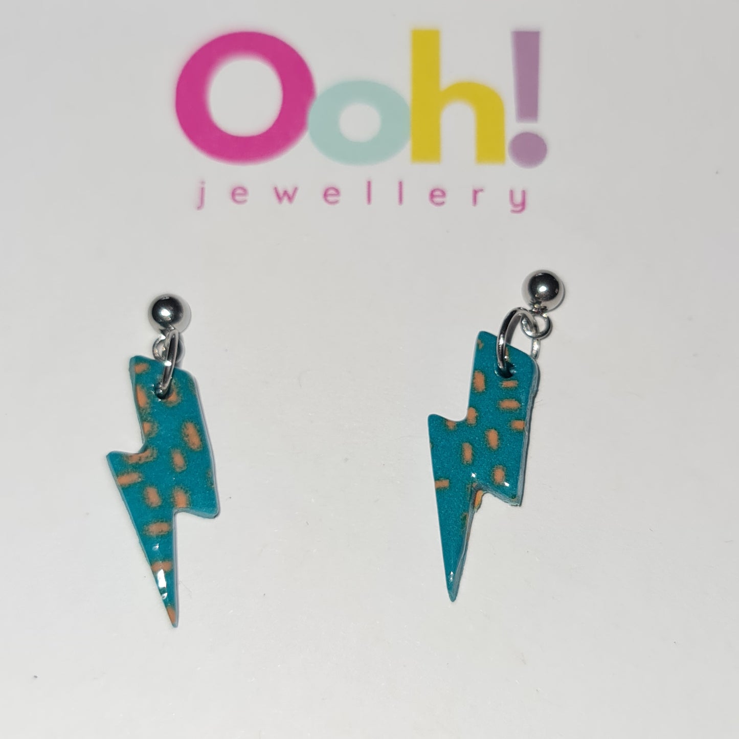 Lightning Bolt Drop Earrings