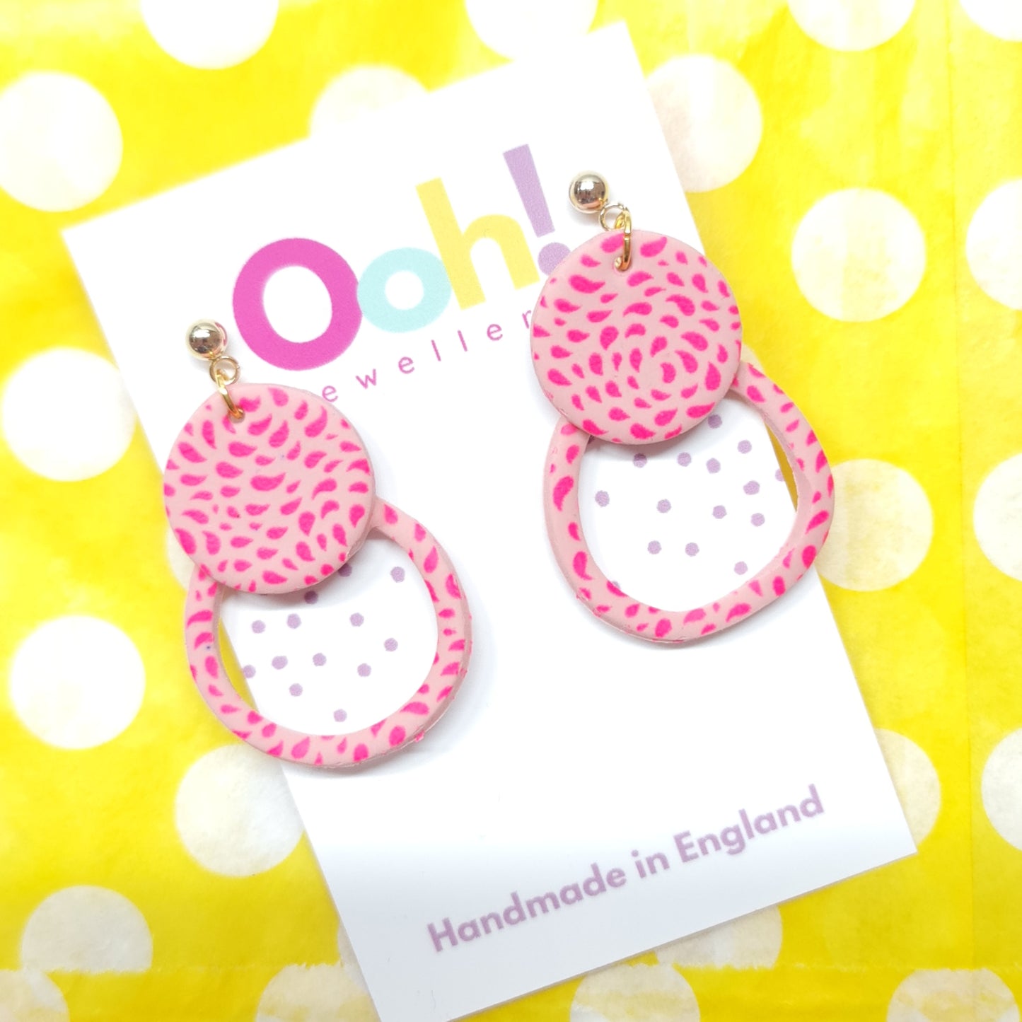 Pink Petal Dangles