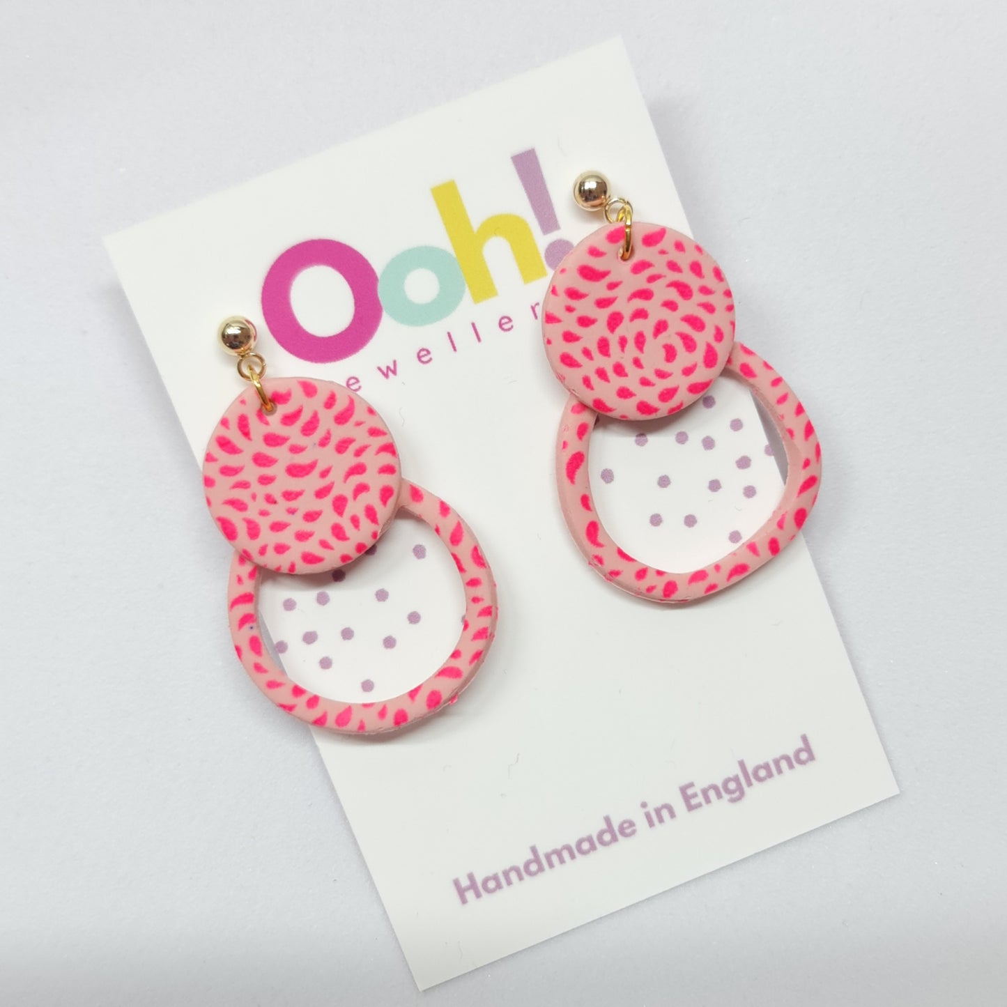 Pink Petal Dangles