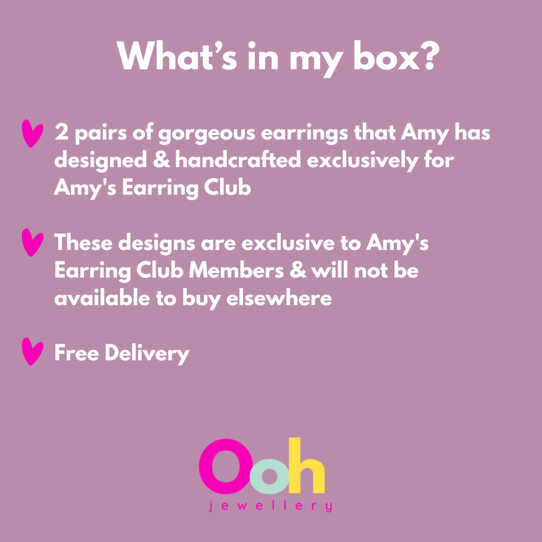 1 month of Amy's Earring Club (a gift paid upfront)