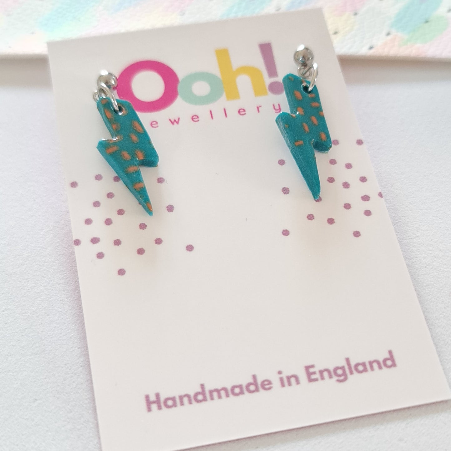 Lightning Bolt Drop Earrings