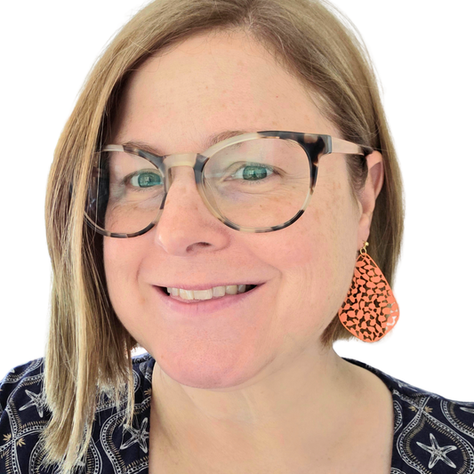 Large Orange Teardrop Dangles