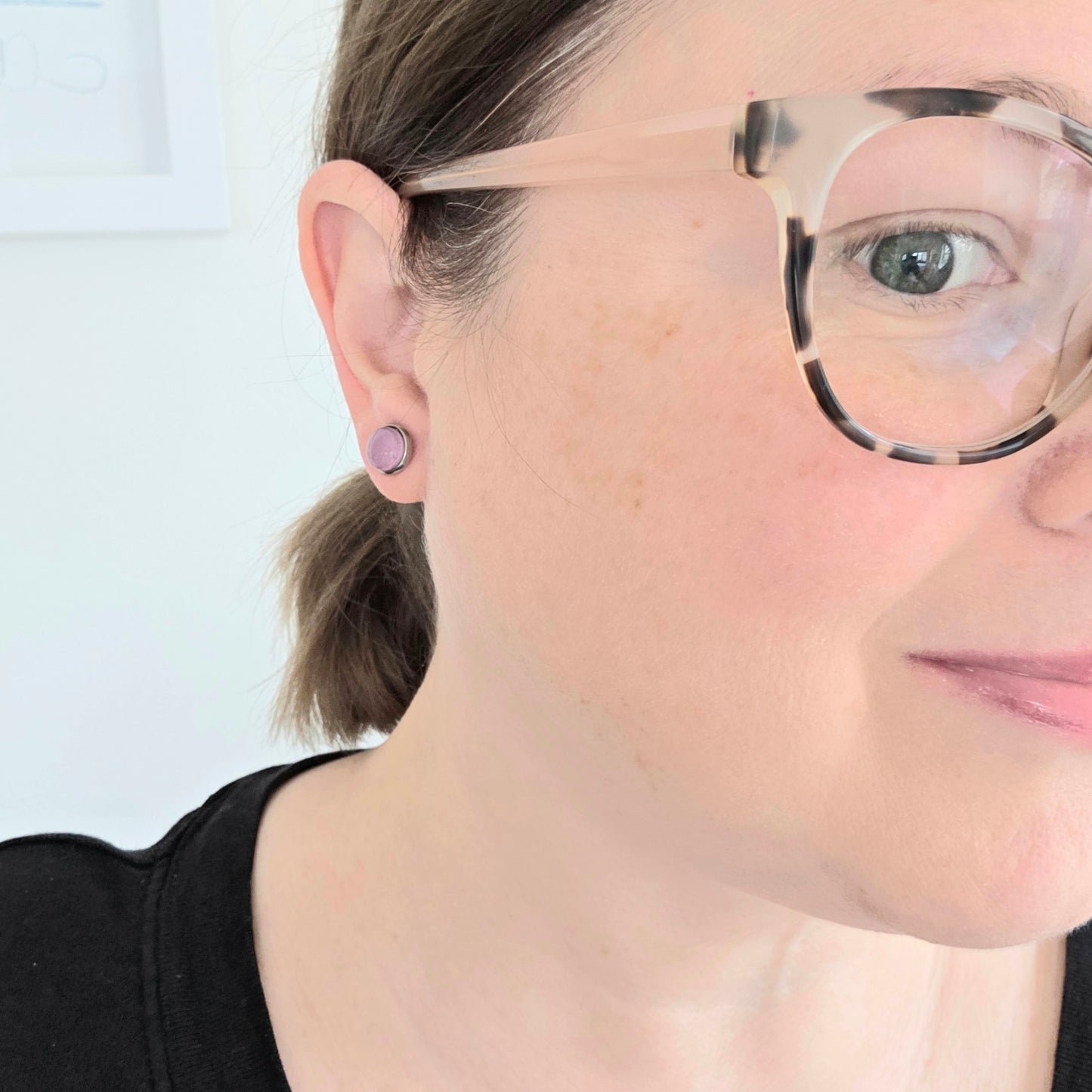 Blue Colour Pop Studs