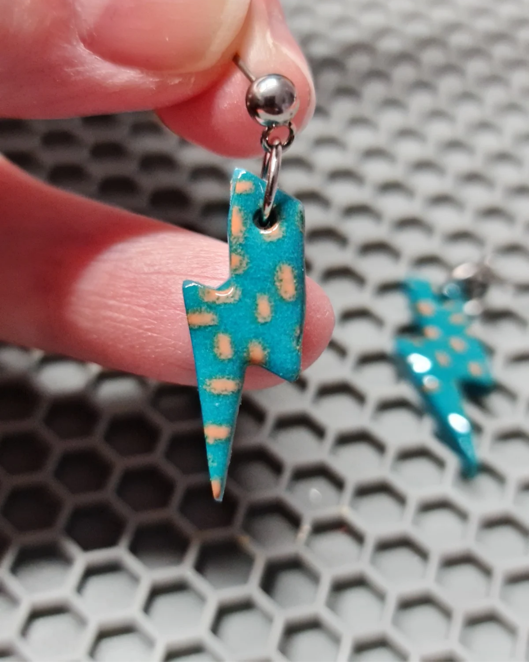 Lightning Bolt Drop Earrings