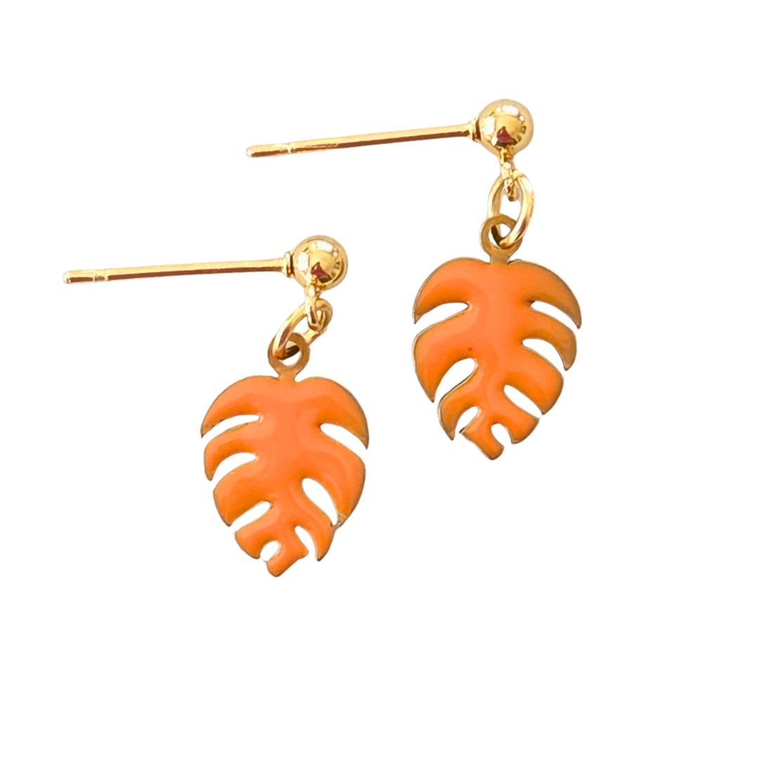 Small Green Leaf Dangles