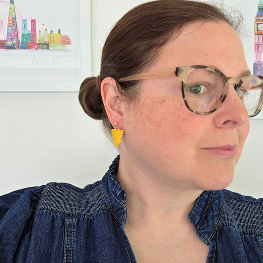 Yellow Grace Dangles