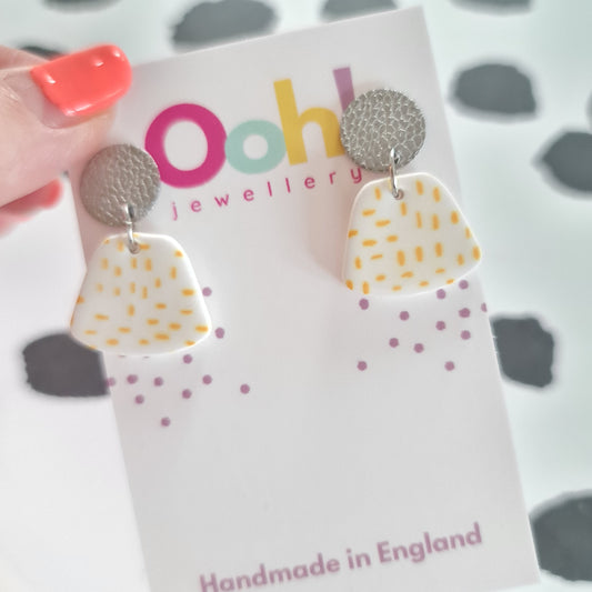 Yellow Confetti Dangles