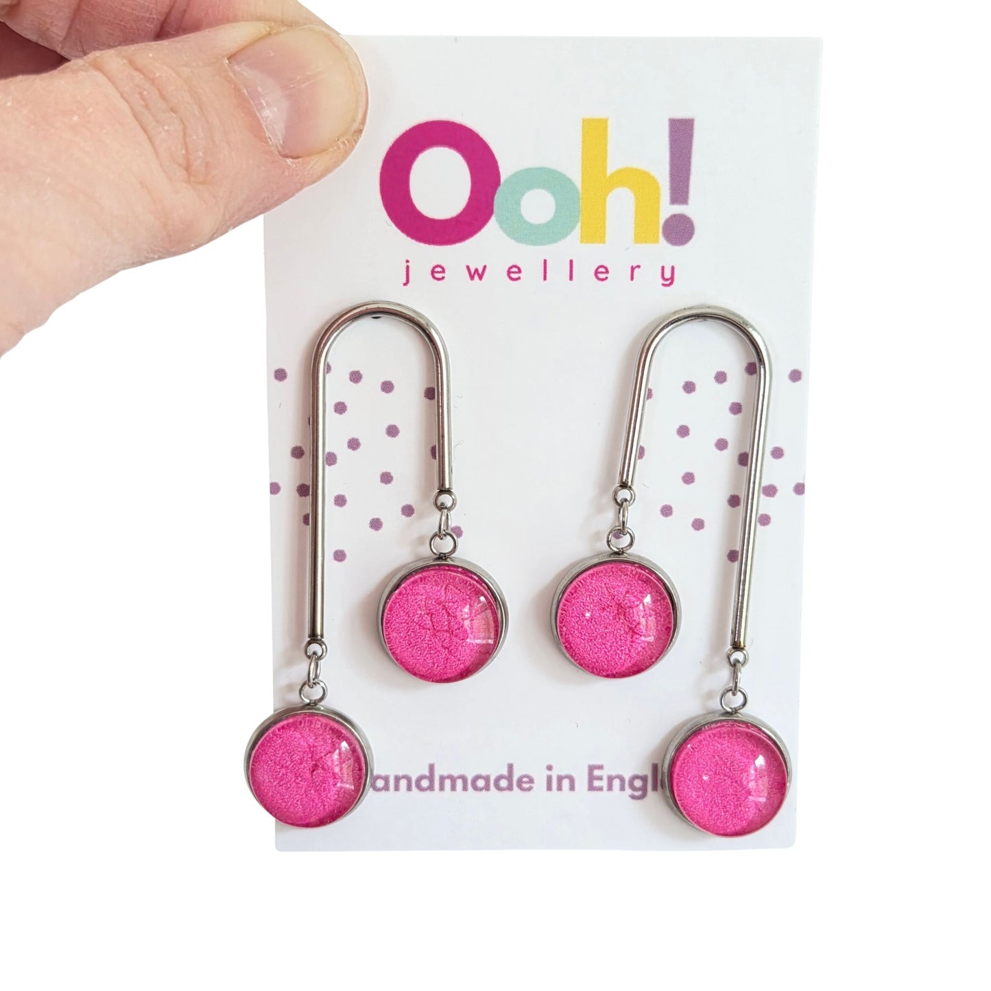 Sloane Pink Dangles