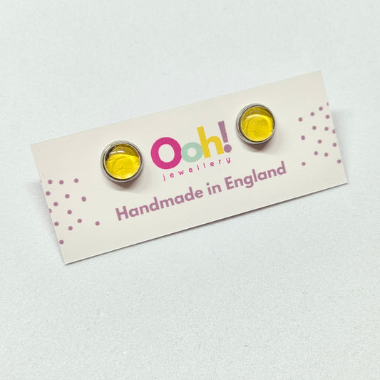 Yellow Colour Pop Studs