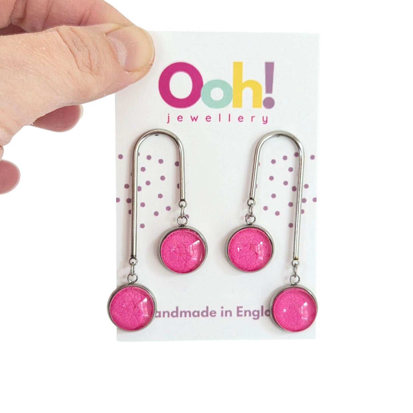 Sloane Pink Dangles