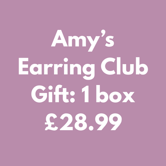 1 month of Amy's Earring Club (a gift paid upfront)