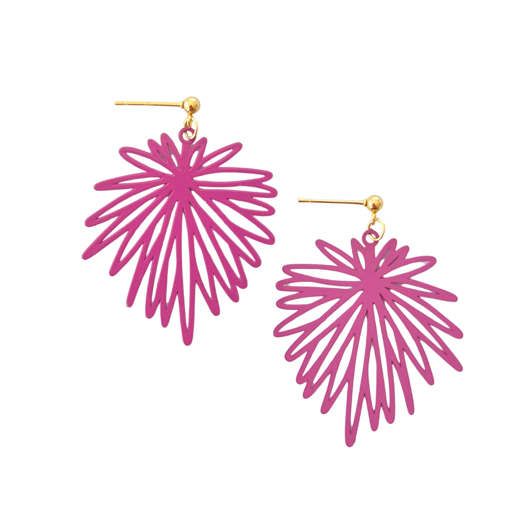 Purple Firework Dangles
