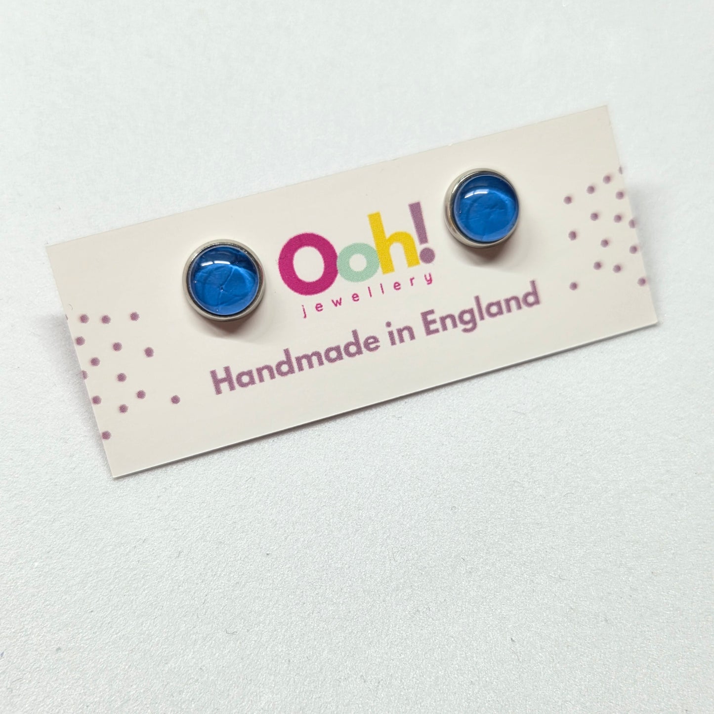 Blue Colour Pop Studs