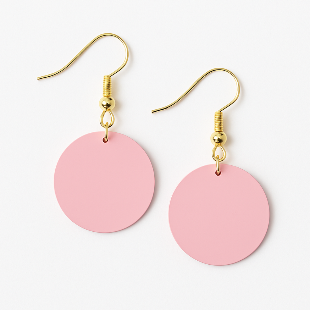 Muted Pink Dangles