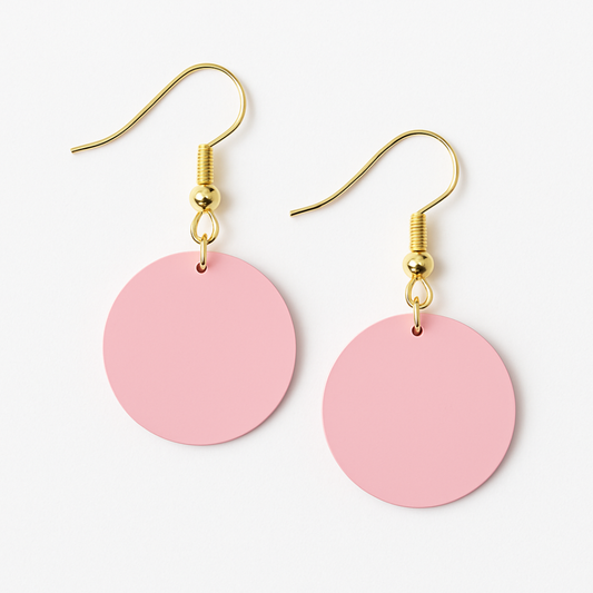 Muted Pink Dangles