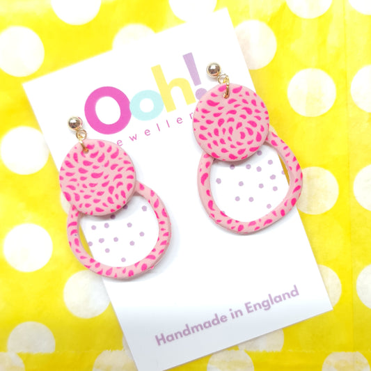Pink Petal Dangles