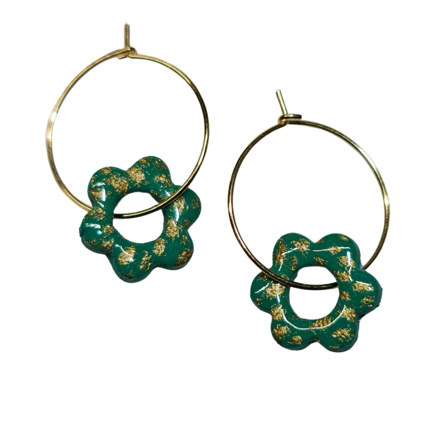 Green & Gold Hoops
