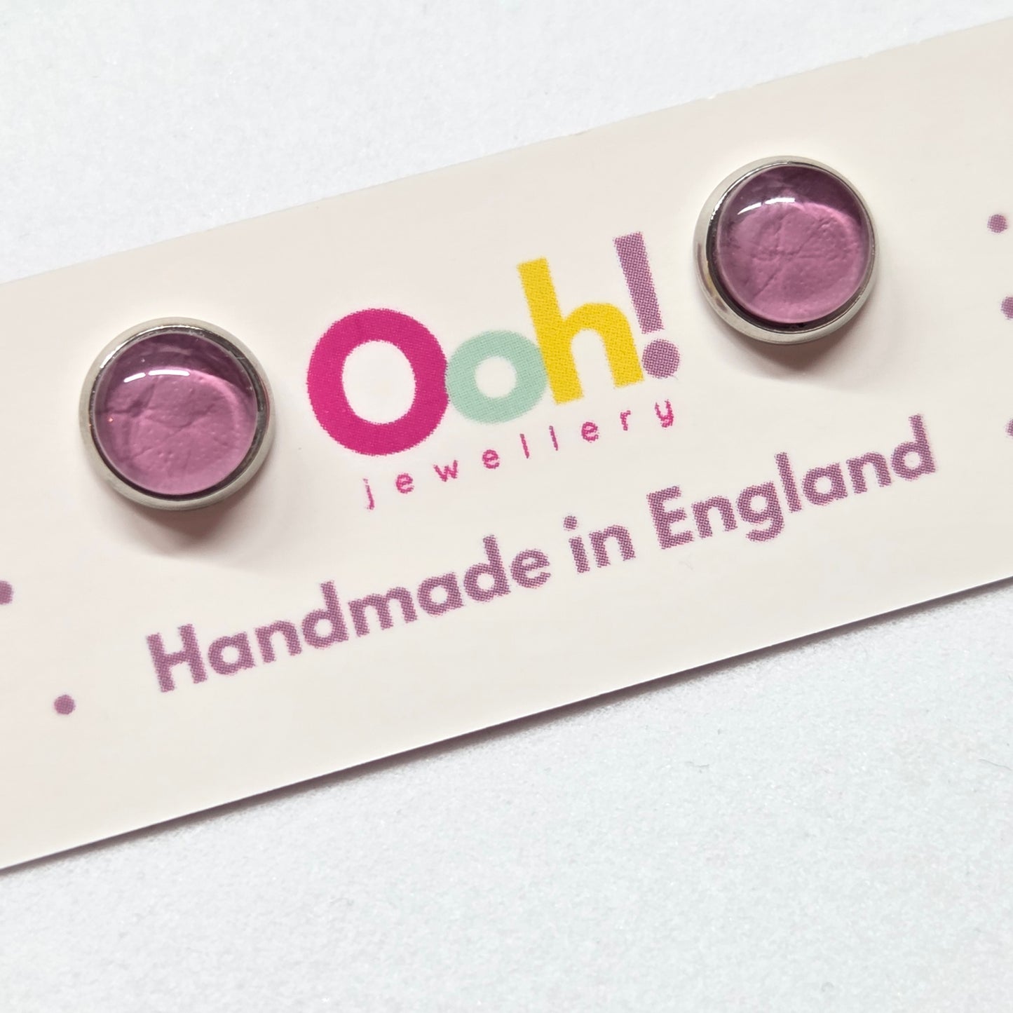 Purple Colour Pop Studs