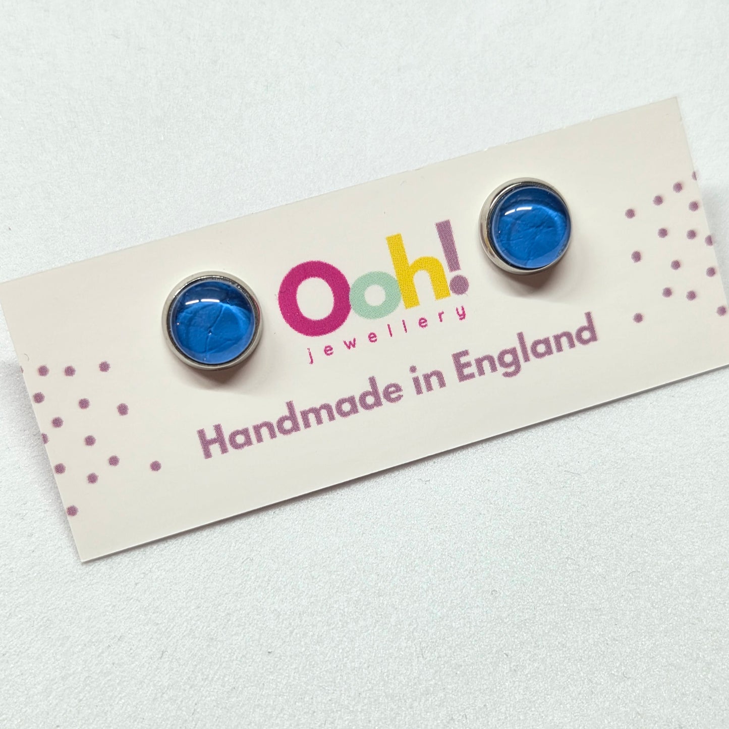 Blue Colour Pop Studs
