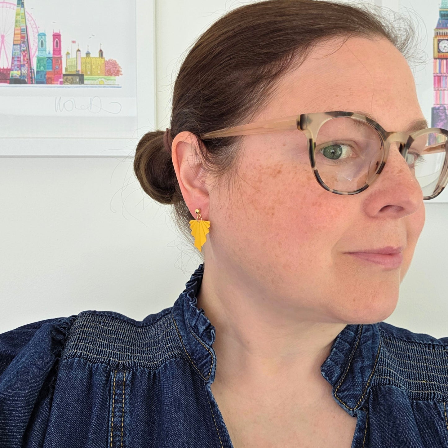Yellow Grace Dangles